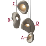 Modern Wabi-sabi Handmade Led Pendant Light Living Dining Room Irregular Chandelier Home Decor Loft Bedroom Hanging Lamp Fixture