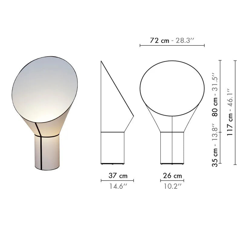 Modern horn standing floor lamp Wabi sabi led Table lamp for Minimalist   bedroom Hotel Living room Luxury designer floor light