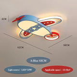 Children's Room Ceiling Chandeliers Cartoon Airplane Lights Minimalist Modern Nursery Little Boy Girl Bedroom Hanging Chandelier