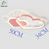 Modern Minimalism Love LED Ceiling Lamp Bedroom Study Restaurant Ceiling Light Living Room Decor High-light Acrylic Ceiling Lamp