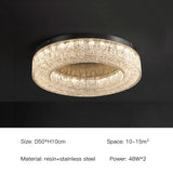 Modern Led Ceiling Lights Crystal Chandelier with Luxury Lamps for Living Dining Room Bedroom Hall Art Lighting Home Decoration