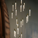 Nordic Staircase Chandelier Ceiling Lamp Minimalist Gold Or Black Living Room Kitchen Light Villa Designer Pendant Lights Lamps