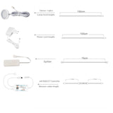 WIFI APP+IR Remote Control RGB/CCT LED Under Cabinet Lighting Dimming Kitchen Counter Furniture Lighting Kit For Decoration