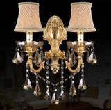 Fashion crystal wall lamp Sconce Light candle wall lamps stair lamp bedroom bedside lamp mirror light