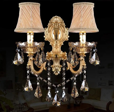 Fashion crystal wall lamp Sconce Light candle wall lamps stair lamp bedroom bedside lamp mirror light