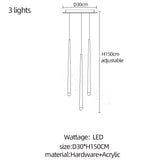 Modern LED Long Staircase Chandelier - Luxury Villa & Attic Hanging Lamp