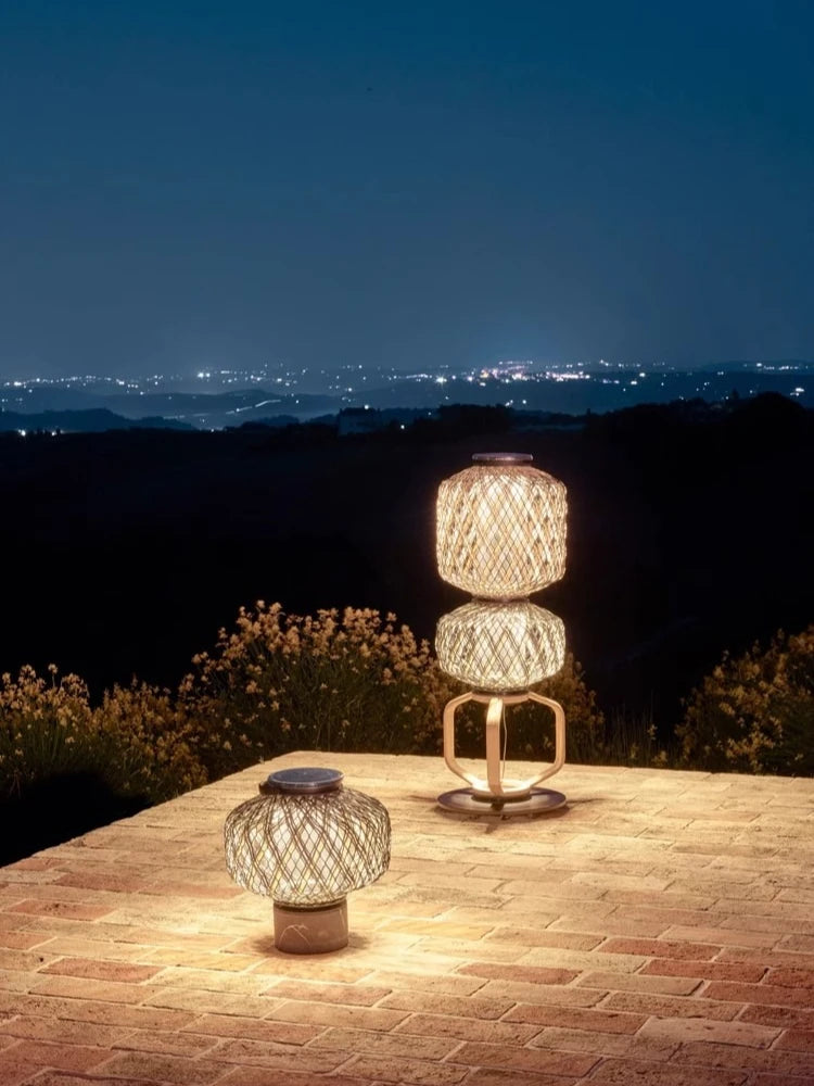 Nordic Villa Landscape Garden Light Hotel Bed and Breakfast Corridor Balcony Pavilion Chandelier Outdoor Waterproof Floor Light