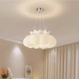 2025 New Crown LED Pendant Lamp Children's Room Restaurant Boy Girl Bedroom with Remote Control Chandelier Study Lighting Decor