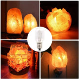 2-Pack 15W E14 High-Temperature Incandescent Bulbs (300°C) - Clear Glass Pygmy Light Bulbs for Ovens, Refrigerators & Salt Lamps