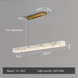 Modern Luxury Marble LED Chandelier - Gold Designer Pendant Lamp