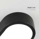 Modern Led ceiling Lamps Black White Acrylic Corridor Ceiling Lights for Dining Living Room Bedroom Home Decor Fixture
