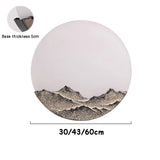 Chinese bedroom bedside aisle stairwell wall lamps Round hotel room background wall tea room simple decors LED Wall light