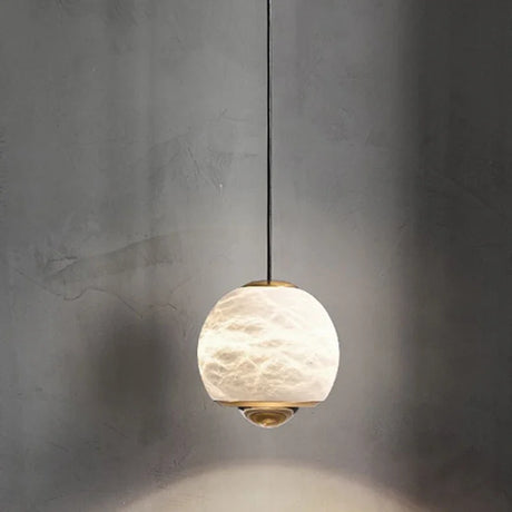 Natural Marble Led Pendant Lights Nordic Design Stone Chandelier Bedroom Study Living Room Decors Home Indoor Minimalist Hang lamp