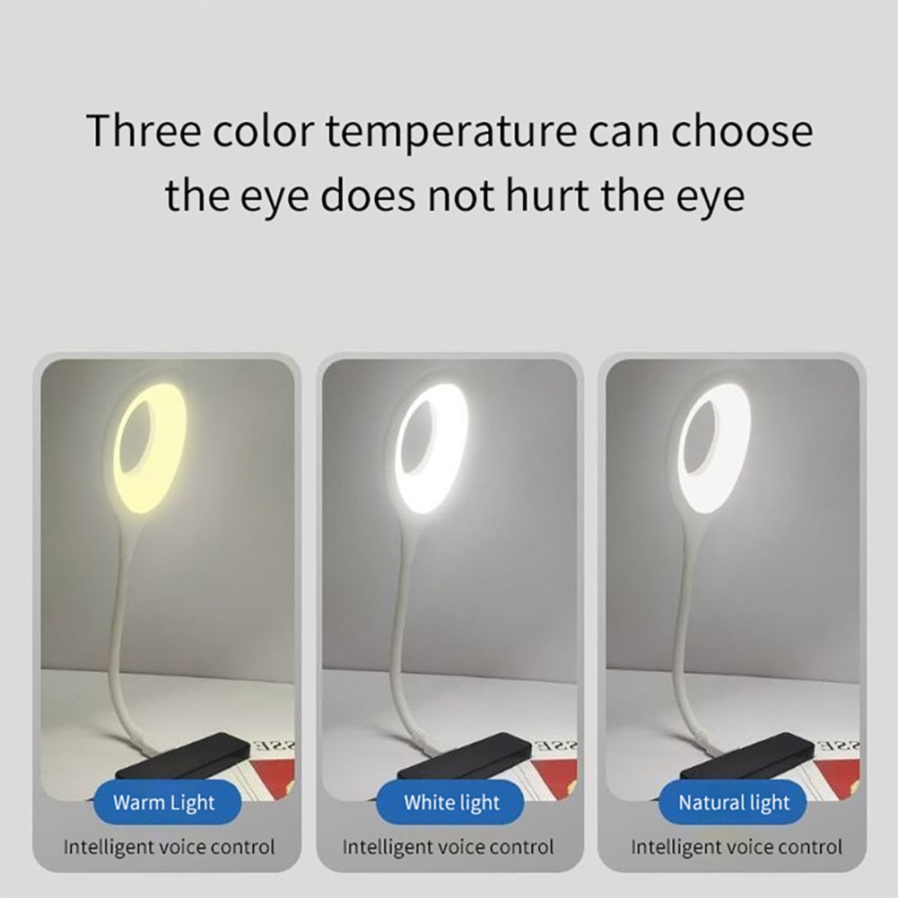 Plug and Play LED Desk Lamp Home Decorative Night Light Desktop Light for Bedroom Reading Light Eye-Protect Night Light