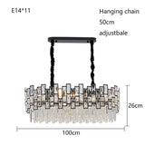 2025 New Modern High-End Light Luxury Crystal Chandeliers for Living Room Dining Bedroom Indoor Decor Lighting Lustres Fixtures