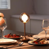 LED Table lamp for Restaurant Bedroom Rechargeable Wireless Touch Lamp Camping Candle Creative Lamp Warm Light Desk Lamp