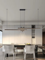 Modern LED Strip Pendant Light - Designer Hanging Lamp with Memory Function