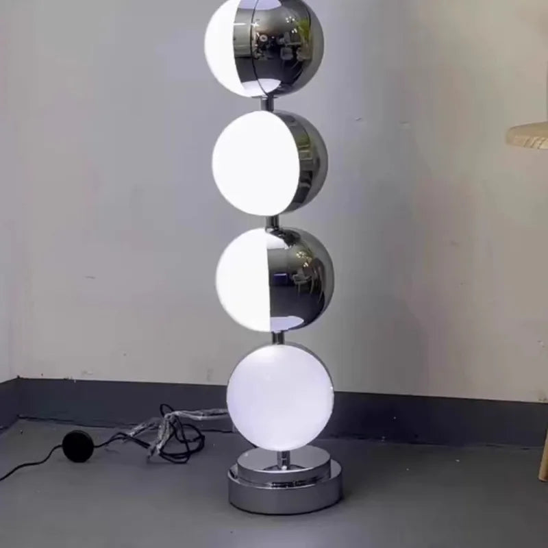 Bauhaus Retro Design Lamping Sphere Floor To Ceiling Living Room Sofa Floor Lamp Bedroom Decoration Atmosphere Lamps