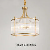 Modern Copper Led E14 Chandelier Glass Tubes Round Gold Metal Pendant Chandelier Lighting 2 Models On Sales Hanging Lamp Fixture