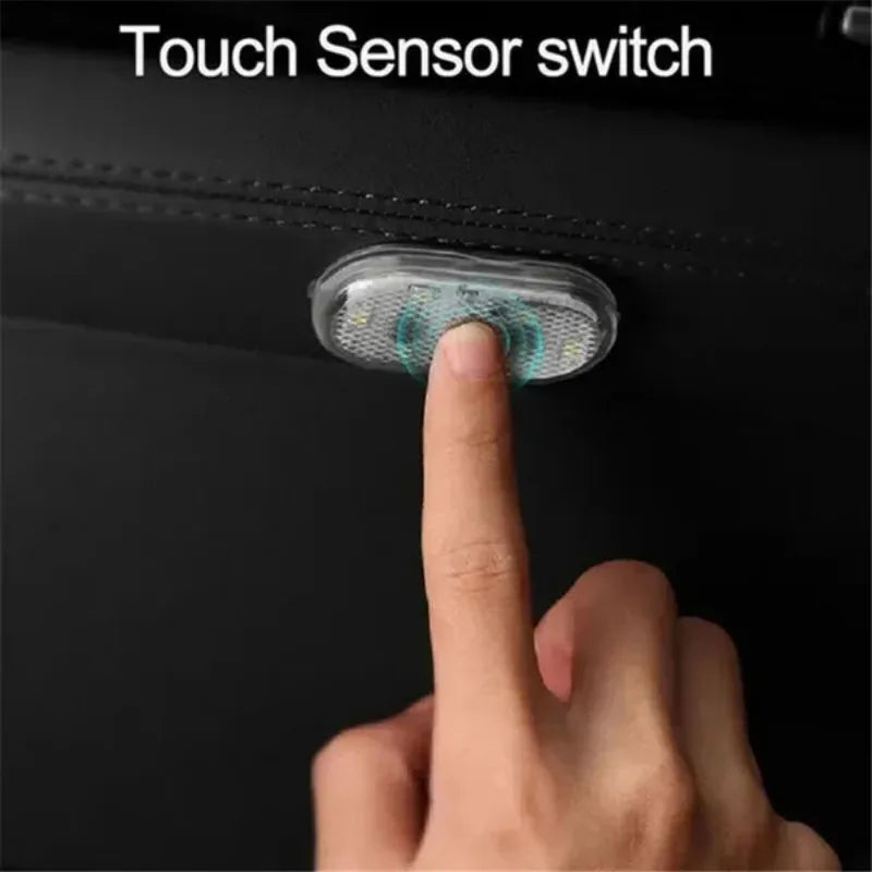1pcs Car Touch Interior Lights USB Charging Reading Lamp Atmosphere Lights Car Interior Decoration