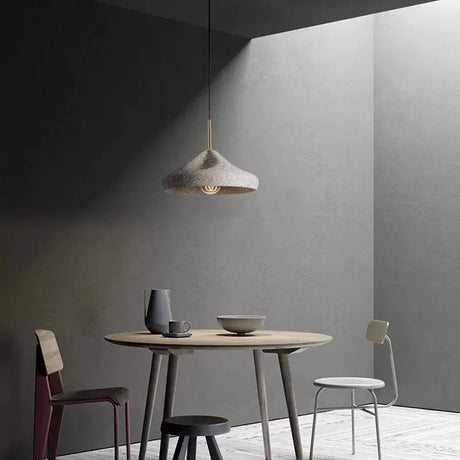 Modern Industrial Style Pendant Light Indoor LED Cement Lampshade Chandelier Art Design Parlor Bedroom Kitchen Cafe's Hanging Lamp