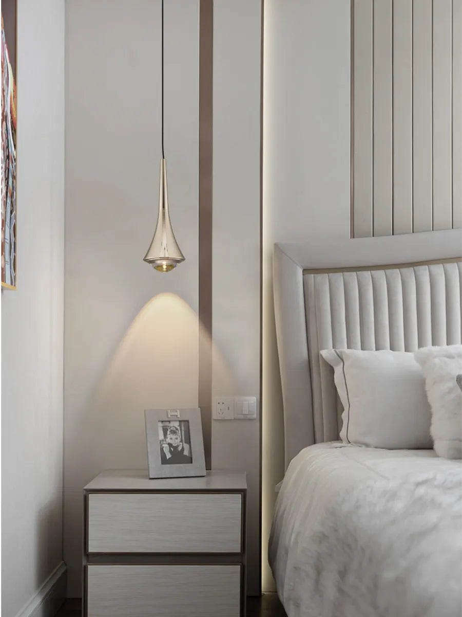 LED Pendant Lights Mirror Lamp Dimmable Aluminum &amp;Acrylic Home Kitchen Island Dining Living Room Bar Cafe&#39;s Droplight Fixture