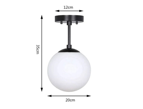 Nordic Smoke Grey Chandelier Ceiling Lamp Post-modern Amber Glass Ceiling Lamp for Living Room Corridor Bedroom Art Ceiling Lamp