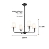 American Style LED Pendant Lamp Modern Minimalist Chandelier Kitchen Island Restaurant Bar Living Room Home Decor Factory Direct