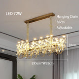 Luxury Crystal Butterfly Chandeliers 2024 New Modern LED Dimmable Lustres Pendant Lamps Home Decor Suspension Luminaire Lampen