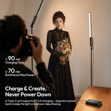 Ulanzi FOLD15 Foldable Handheld Stick Light - 2500K-9000K Dimmable RGB Video Light