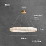 American Marble Black Chrome Gold Dimmable LED 2026 Chandelier Lighting Lustre Suspension Luminaire Lampen For Living Room