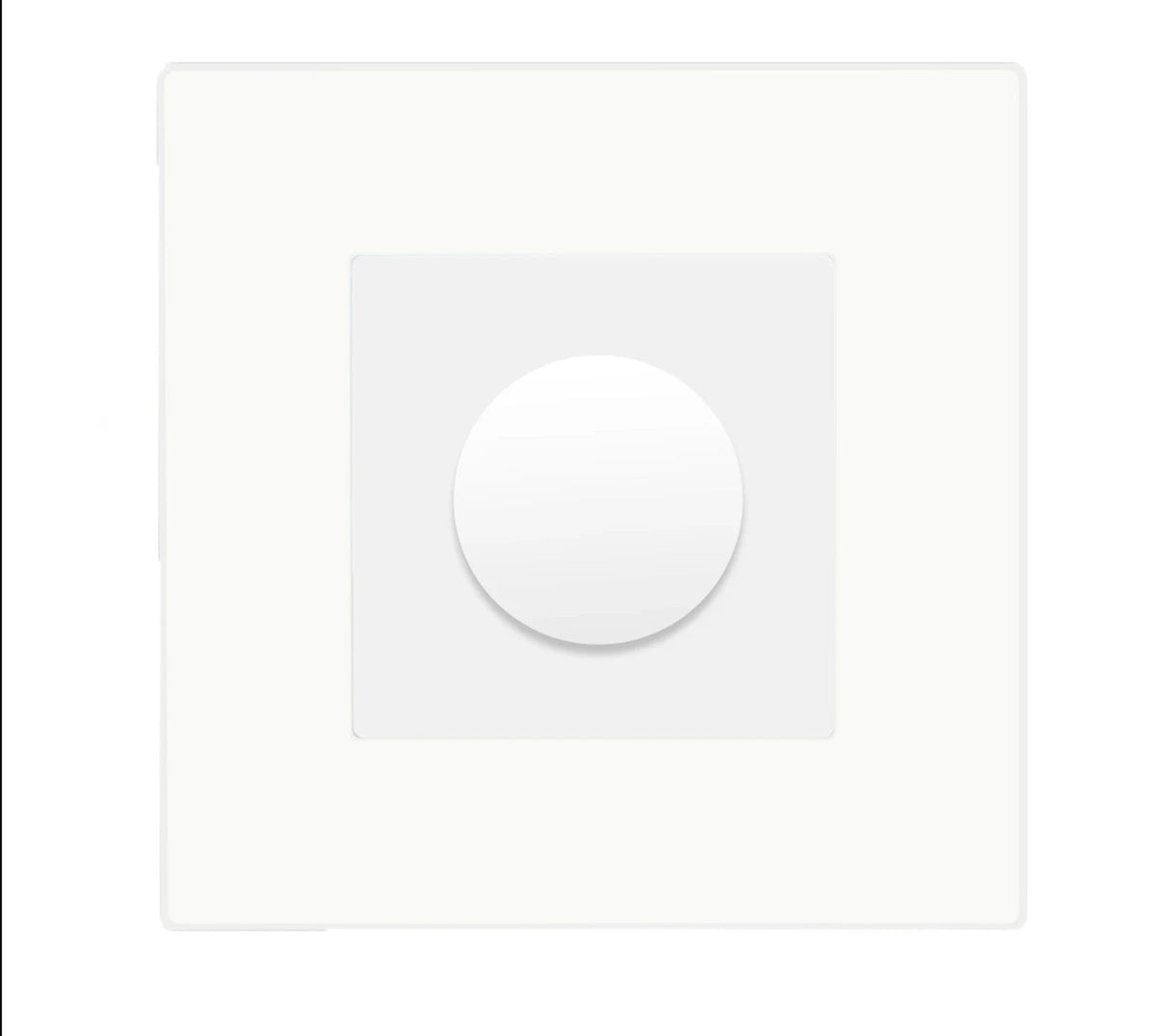 Mechanical Dimmer Switch Led Dimmable Wall Light Switches EU Standard Lamp Switch Brightness Adjustable Glass Frame 10A