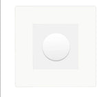 Mechanical Dimmer Switch Led Dimmable Wall Light Switches EU Standard Lamp Switch Brightness Adjustable Glass Frame 10A