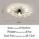 2025 New Creative fireworks Modern led Chandelier For Studyroom Bedroom Kitchen hall Lighting Decor Indoor Lamp Warm Home Lustre