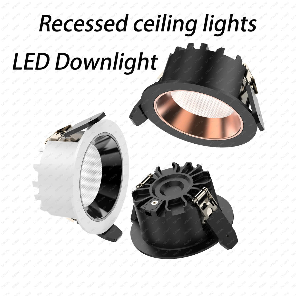 LED Ceiling Lights Recessed Downlight Dimmable LED Lamps For Home Lighting Kitchen Living Room Bedroom Indoor Decor Ac110V 220V