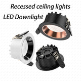 LED Ceiling Lights Recessed Downlight Dimmable LED Lamps For Home Lighting Kitchen Living Room Bedroom Indoor Decor Ac110V 220V