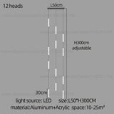 Long Chandelier Staircase Lamp Designer Modern Living Room Chandelier Nordic Indoor Villa Hall Long Line Penthouse Pendant Lamp