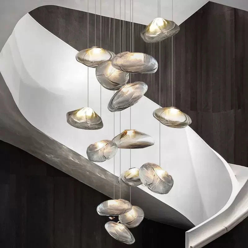 Modern home decoration led light, stair chandelier, living room hanging light, dining room chandelier, indoor lighting