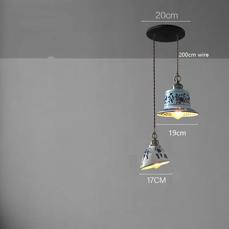 Modern Simple Ceramic LED Pendant Lamp Home Indoor Decors Lighting Bedroom Restaurant Dinning Living Room Lights Hang lamp