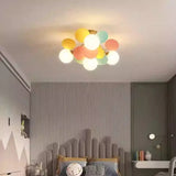 Modern Full Spectrum Ceiling Light - Colorful Bubble Lamp for Living Room