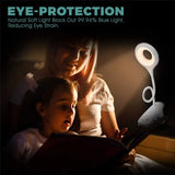 LED High Quality Book Light USB Rechargeable Eye Protect Reading Lamp Portable Desk Lamp Reading Light Clip Table Desk Lamp