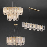 2025 Modern Chandelier Lighting Desinger Lustre Ring Hanging Lamps Suspension Luminaire Lampen For Foyer Living Room Dining Room