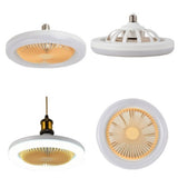 LED Light Ceiling Fans Indoor Ceiling Fan Lights For Bedroom Living Room 3-Level Ceiling Fan Lights Smart Timing Lamps