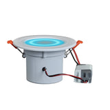 2.5 Inch LED Mini Bluetooth LED Light Ceiling Speaker In-ceiling Speaker Downlight Colorful Ceiling Dimmable Music Lamp Speakers