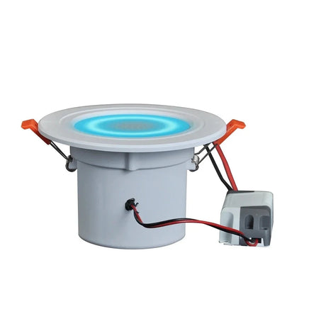 2.5 Inch LED Mini Bluetooth LED Light Ceiling Speaker In-ceiling Speaker Downlight Colorful Ceiling Dimmable Music Lamp Speakers