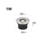 Ultra-Thin IP67 Waterproof LED Buried Light - 3W 5W 9W Outdoor Garden Path Spotlight
