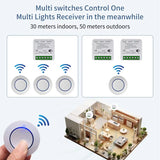 Tuya WiFi Smart Switch 16A - RF 433MHz Remote Relay Receiver Kit