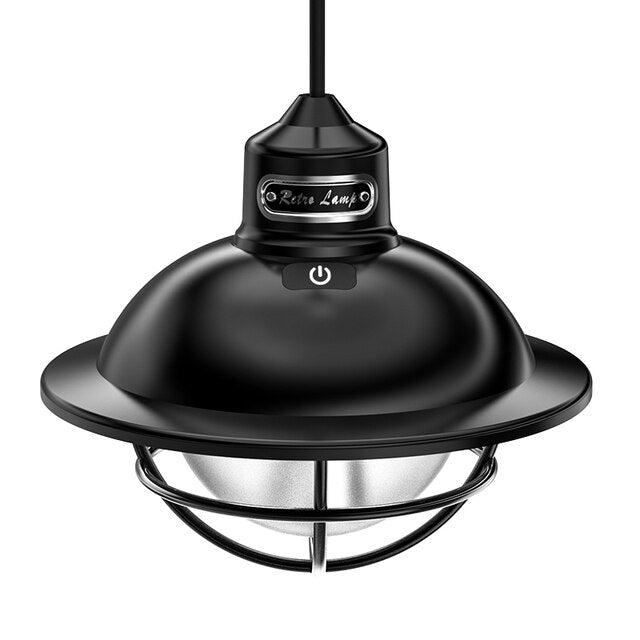 Outdoor Lighting Flashlight Camping Light USB Charging Retro Horse Lantern Camping Light Atmosphere Light Tent LED Camping Light