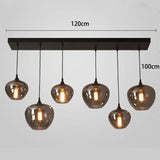Modern Glass Led Lights Pendant Lamps for Living Room Chandeliers for Dining Room Hanging Light Indoor Lighting Suspension