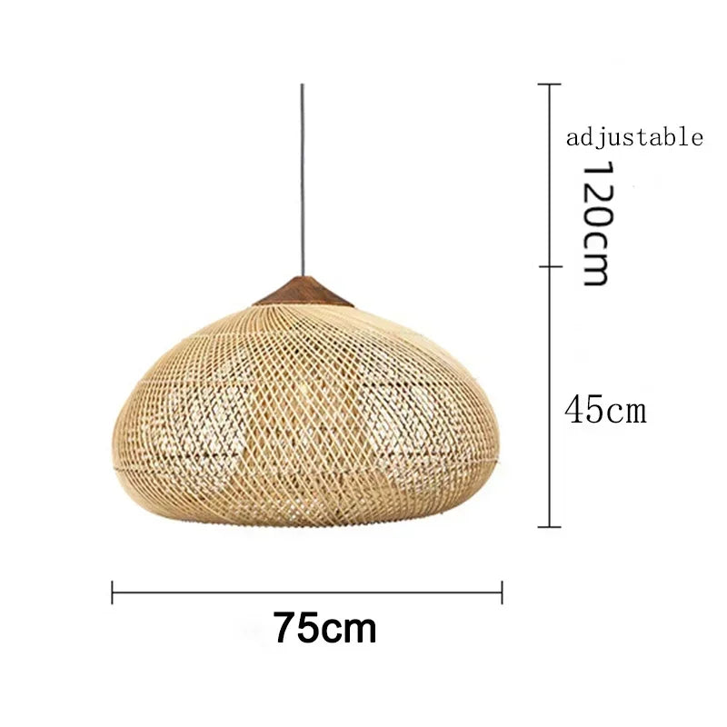 2026 Southeast Asian Rattan Lamps Handmade Pendant Lights Hight Quality Dining Room Restaurant Kitchen Light Fixtures